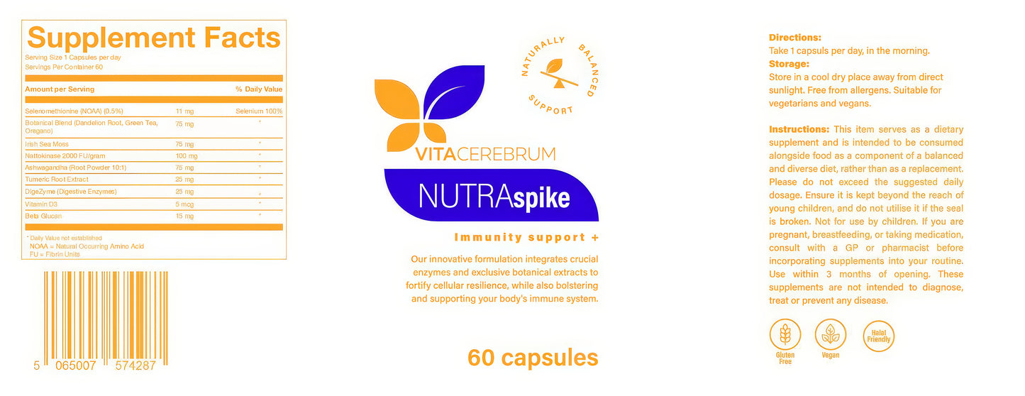 Nutraspike - Immunity Support + (60 Capsules)